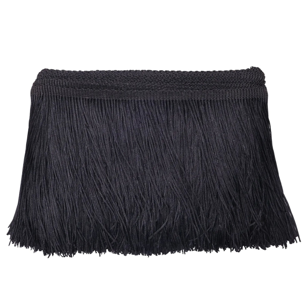 IDONGCAI Tassel Fringe Trim in Black