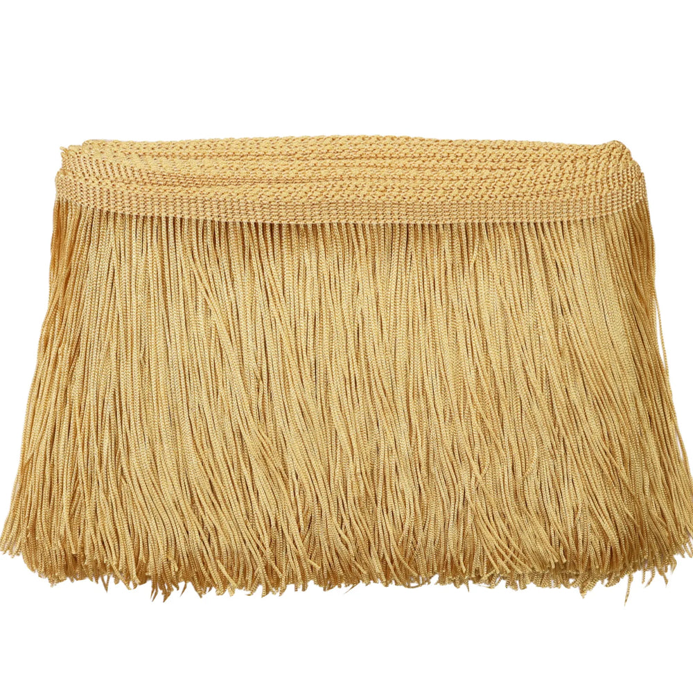 IDONGCAI Tassel Fringe Trim in Golden