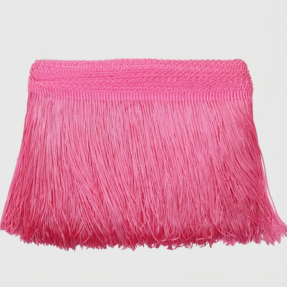 IDONGCAI Decorative Tassel Trim 6-inch Wide Polyester Fringe for DIY Sewing and Home Décor