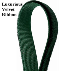 Idongcai Velvet Ribbon Roll Detail, 25 Yards, Showing Luxurious Velvet Texture for Crafts, Gift Wrapping, DIY Projects, Wedding Ribbon